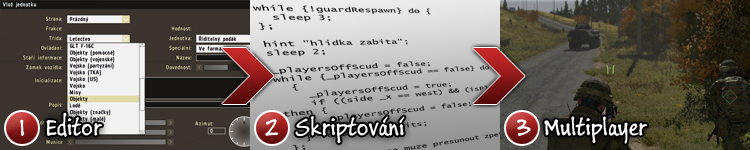 Skriptování v ArmA 2 – 3. část – Multiplayer